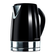Bouilloire électrique sans fil en acier inoxydable, 1,7 litres, sans BPA 2200W M