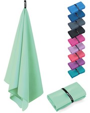 Serviette Microfibre compacte, Ultra-légère et Rapidement - 1x 90x200cm Menthe