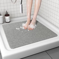 Tapis de Douche antidérapant Carré 60*60cm Séchage Rapide Confortable doux