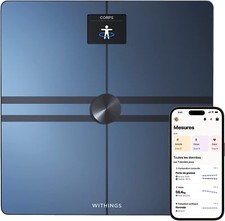 WITHINGS Body Comp - Balance connectée WIFI pèse-personne impédancemètre Noir