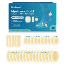 30 Pièces Pansement Ampoule Pied Bandages en Gel pour Talon - Variety Pack